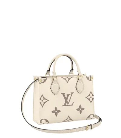 louis vuitton empreinte onthego pm white 25cm v5y3f