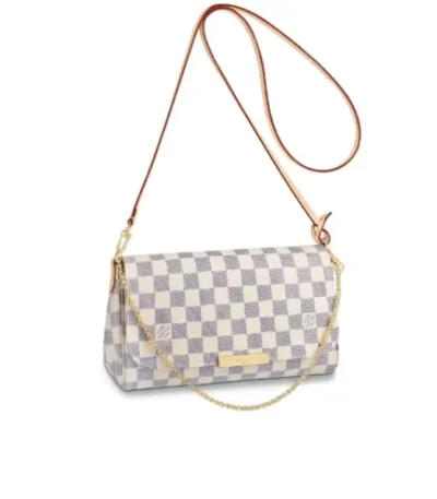 louis vuitton favorite mm damier azur 26cm 45ud6