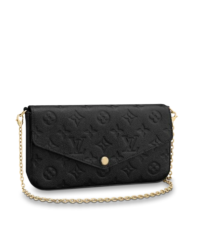 louis vuitton flicie pochette black lam57