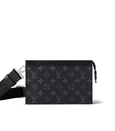 louis vuitton gaston bag black 22cm vspqr