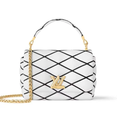 louis vuitton go 14 mm white black 22cm l8owa