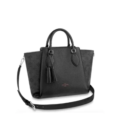 louis vuitton haumea tote bag in black 40cm agrfn