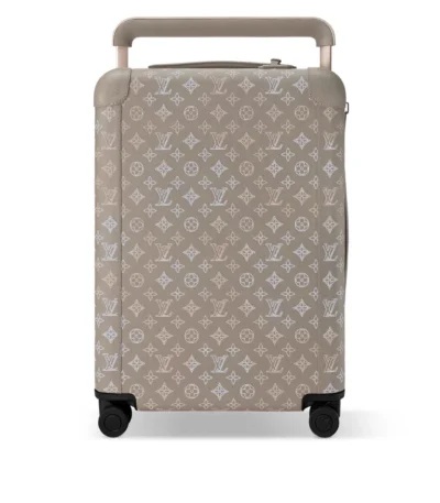 louis vuitton horizon 55 suitcase mahina perforated calfskin leather gray 55cm wyeif