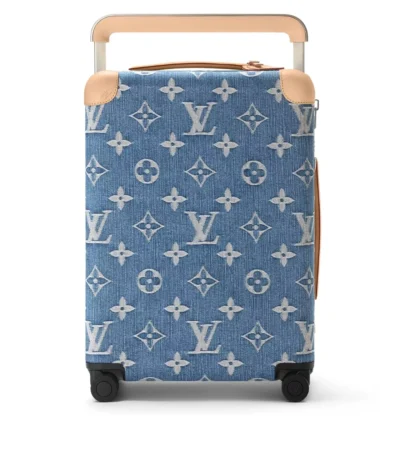louis vuitton horizon 55 suitcase monogram cotton canvas denim blue 55cm a2kjs