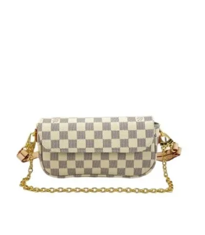 louis vuitton ivy wallet on chain bag damier ebene beige k2uo2