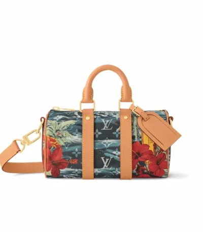 louis vuitton keepall bandouliere 25 navy blue 25cm ch354