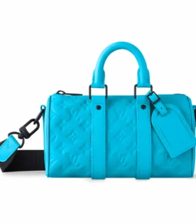louis vuitton keepall bandoulire 25 turquoise 25cm 8099g