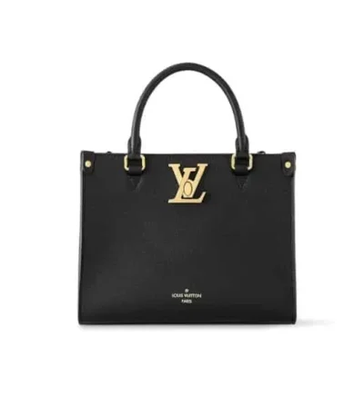 louis vuitton lock go bags black 25cm cdwlo