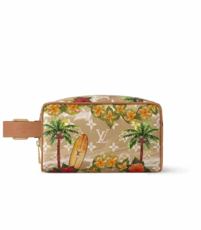 louis vuitton locker dopp kit monogram surfin sand 23cm y5f4e