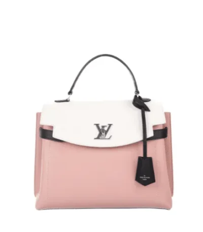 louis vuitton lockme ever pink and white 46cm 2siao