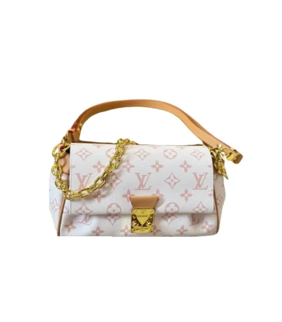 louis vuitton lv favorite monogram empreinte bicolor latte and chamallow 23cm 4lpth