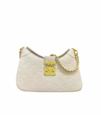 louis vuitton lv twinny monogram canvas white 27cm 14cmo