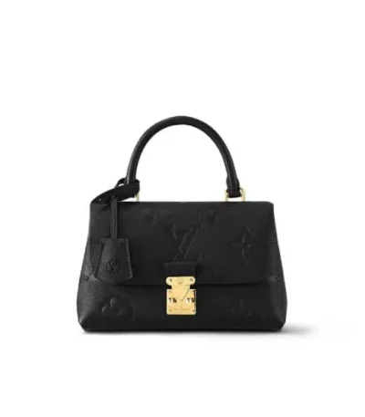 louis vuitton madeleine bb bag black 24cm mxl8x