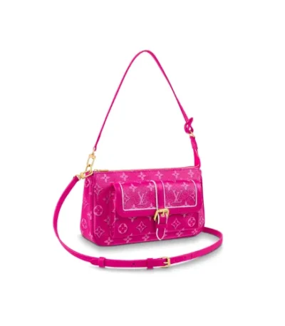 louis vuitton maxi multi pochette accessoires pink 27cm cvm3n
