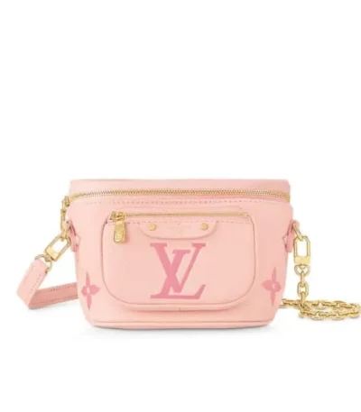 louis vuitton mini bumbag pink 18cm z5bxh