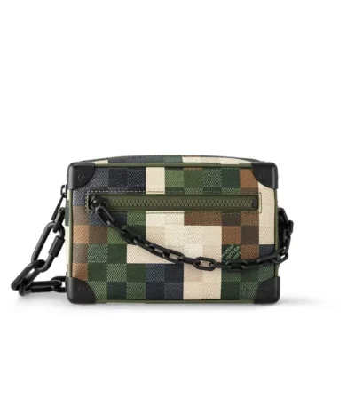louis vuitton mini soft trunk green 20cm bs64r
