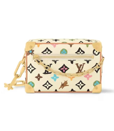 louis vuitton mini soft trunk monogram craggy coated canvas vanilla 18cm hcqoq
