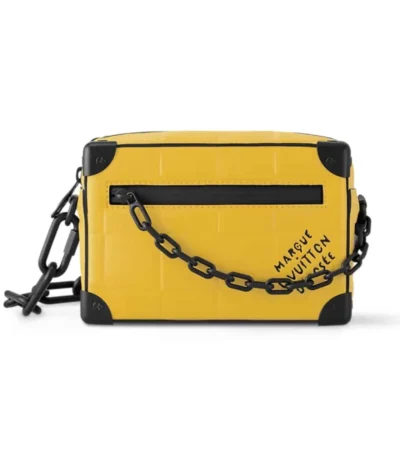 louis vuitton mini soft trunk yellow 18cm tygds