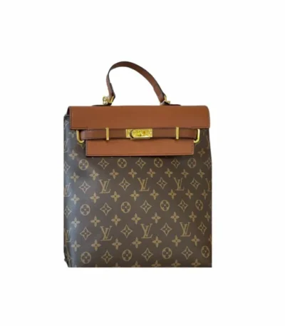 louis vuitton monogram backpack brown 29cm 6cz1a