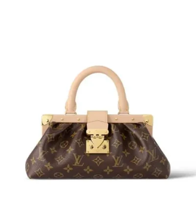 louis vuitton monogram clutch bag brown 28cm tklqv