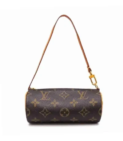 louis vuitton monogram pochette papillon pouch brown 20cm oyumk