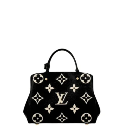 louis vuitton montaigne bb bag black 30cm smung