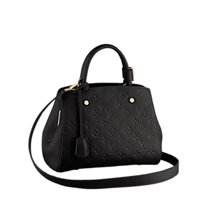 louis vuitton montaigne bb empreinte noir black 33cm uapds