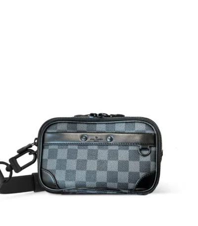 louis vuitton nano alpha damier black 18cm 75jki