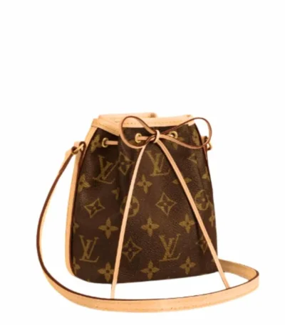 louis vuitton nano no bag monogram brown 16cm pupjr