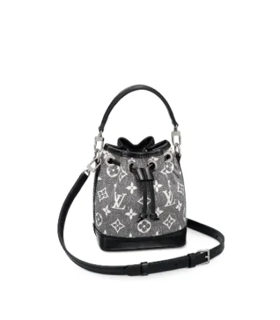 louis vuitton nano no gray denim 16cm 4vgml