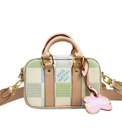 louis vuitton nano porte documents voyage portable briefcase damier giant canvas pistachio 20cm gyy00