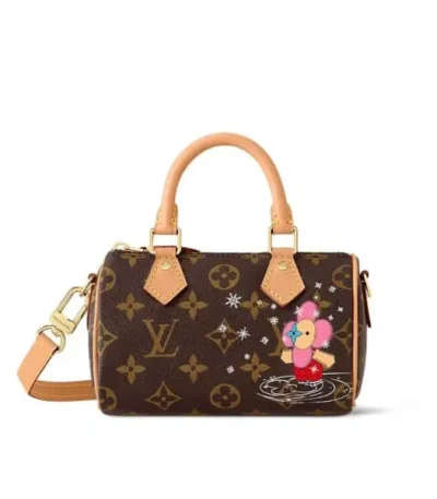 louis vuitton nano speedy bag monogram brown 16cm sgp1v