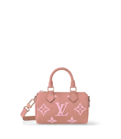louis vuitton nano speedy monogram canvas pink 17cm tqywp