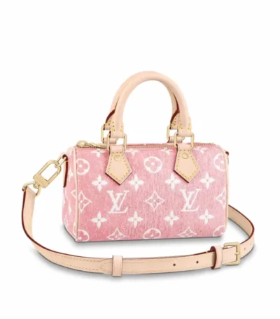 louis vuitton nano speedy monogram pink 17cm xz8zh