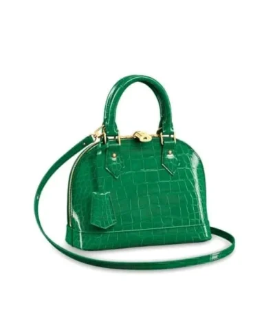 louis vuitton neo alma bb green 24cm 4bdkb