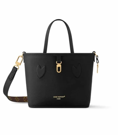 louis vuitton neverfull bandoulire inside out bb monogram black 19cm 6k1x9