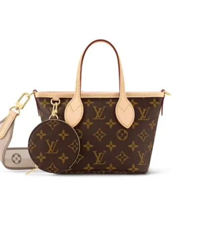 louis vuitton neverfull bb monogram canvas beige 25cm 0lnzo