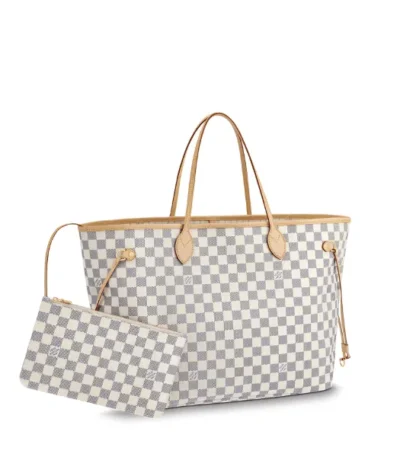 louis vuitton neverfull gm damier azur and beige 40cm qphhi