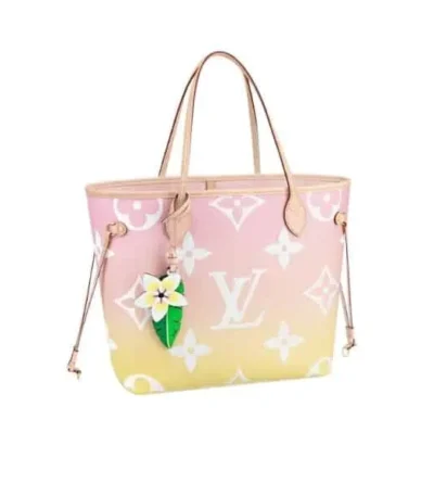 louis vuitton neverfull mm pink 33cm nkxnm