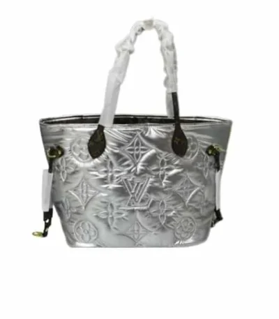 louis vuitton neverfull pillow handbag silver 33cm tjjzr