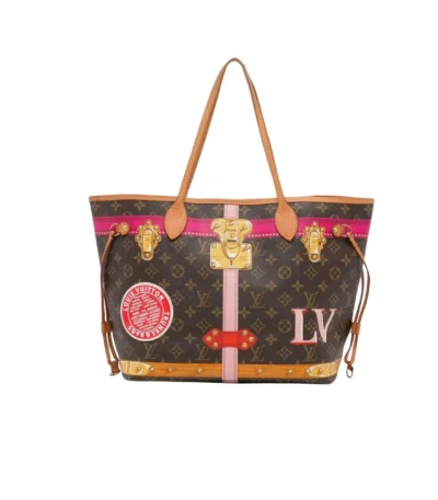 louis vuitton neverfull summer trunk monogram brown 32cm n9sny