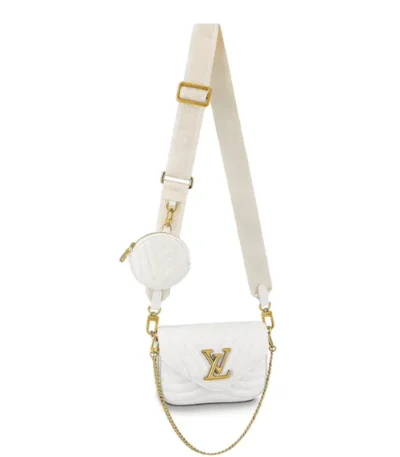 louis vuitton new wave multi pochette white 20cm qqujo