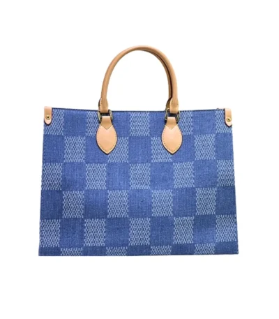 louis vuitton on the go mm damier demin blue 35cm 6uo1m