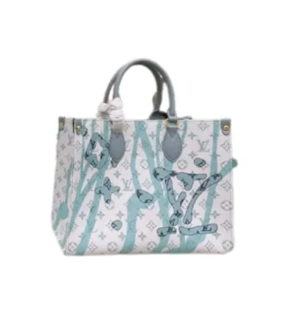 louis vuitton onthego bag crystal blue 42cm qcjv3