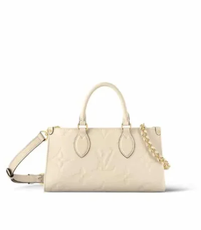 louis vuitton onthego east west bag beige 25cm xxsdt