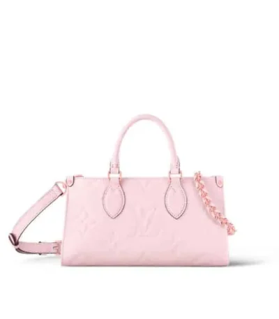 louis vuitton onthego east west bag pink 25cm 8blb5