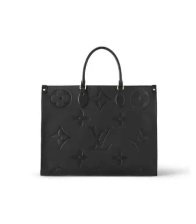 louis vuitton onthego gm bag black 42cm hpyh8