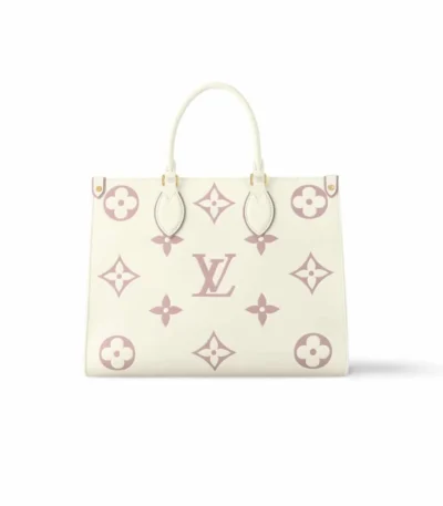 louis vuitton onthego mm bag latte and chamallow 34cm 33rve