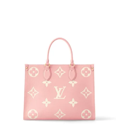 louis vuitton onthego mm light pink 41cm elnto