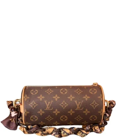 louis vuitton papillon with chain monogram brown 20cm ndutj